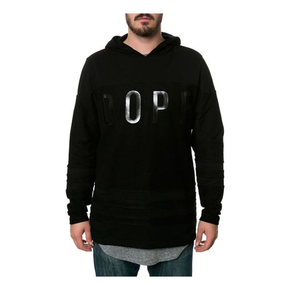 DOPE Mens the Front Print Hockey Hoodie Sweatshirt, NWT